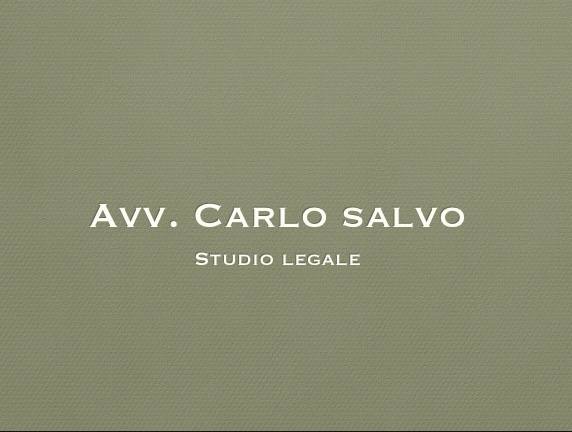 Avv. Carlo Salvo